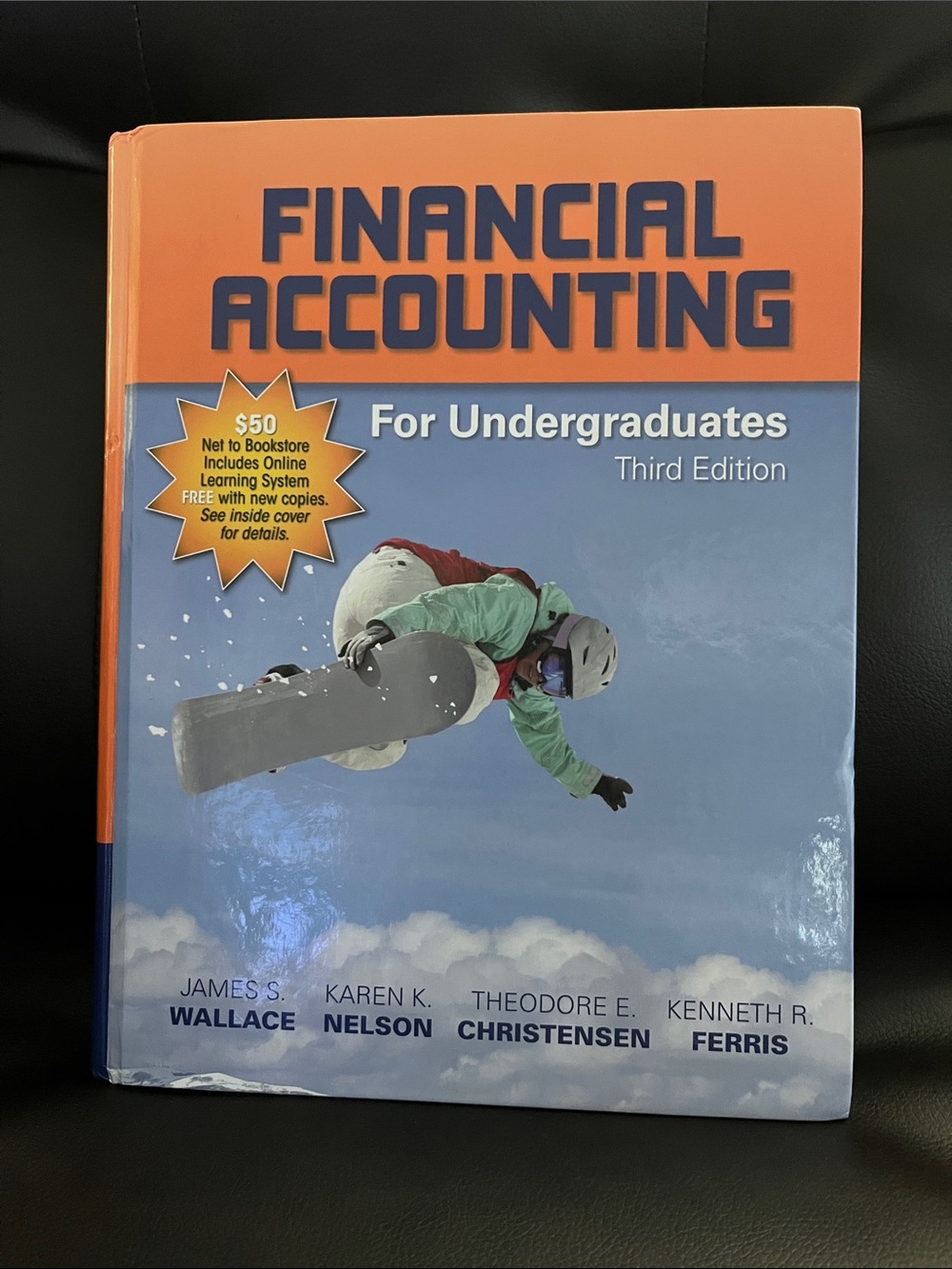 Financial Accounting for Undergraduates Third Edition - Orange & Blue Cover